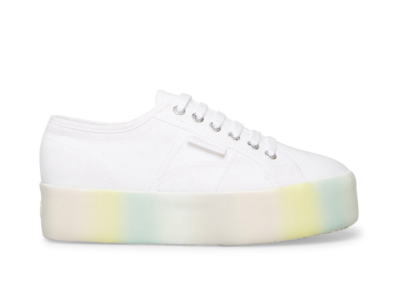 Superga Platform Womens - 2790 Cotw Gradientfoxing - White - IXPEU2817